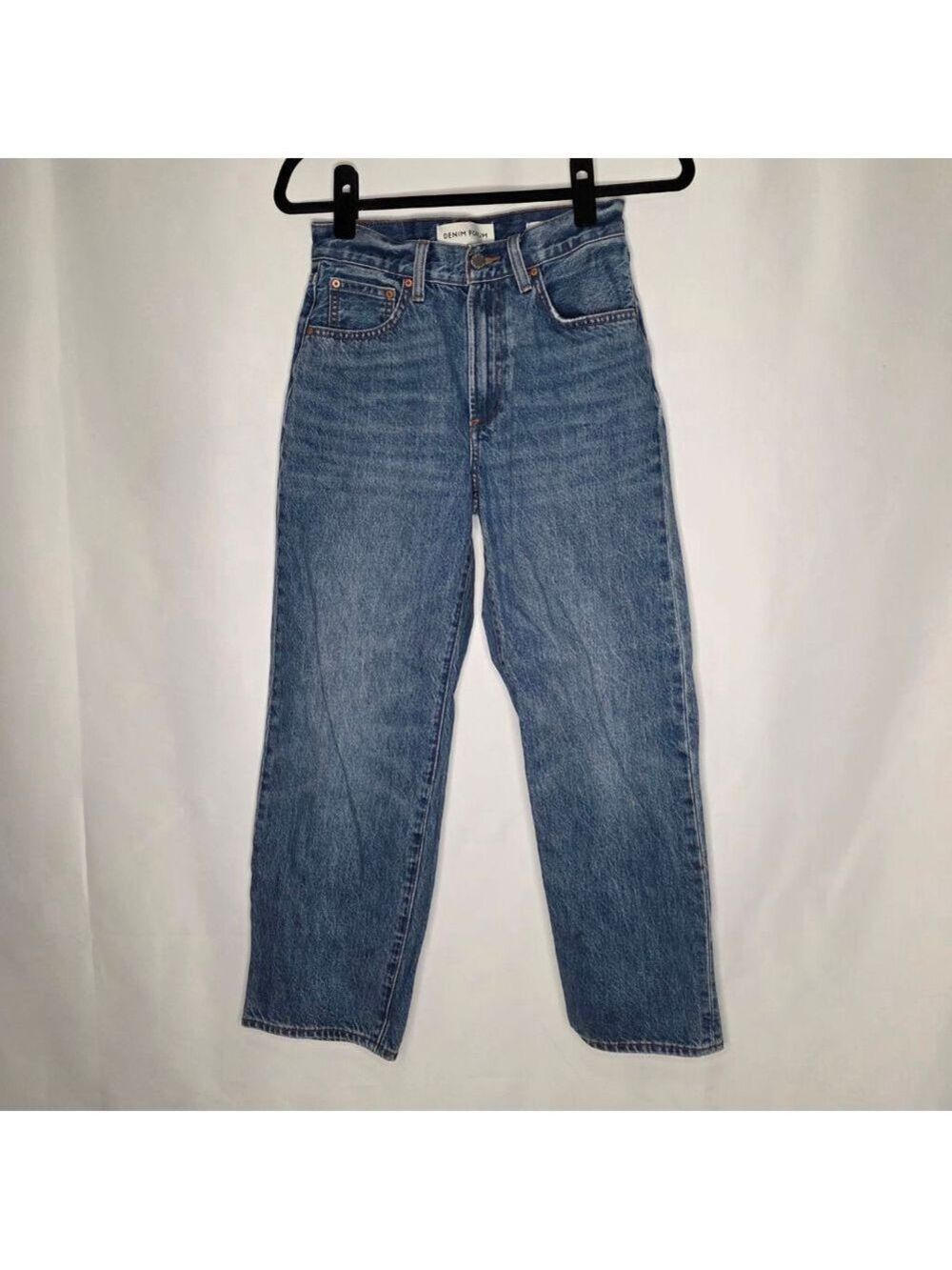 Women's Aritzia Denim Forum Blue High Rise Baggy Jeans Size 24